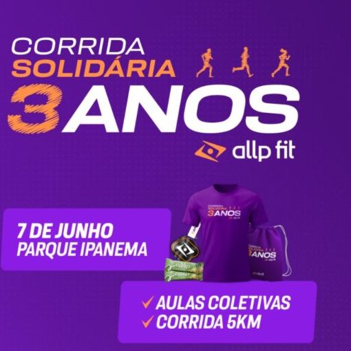 Copertura dell'evento Corrida Solid�ria Allp Fit Academia 2026