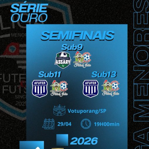 Event cover LMF Semifinais S�rie Ouro - Sub 09 Elite vs Apafuj - Sub 11 e 13 Afufer vs Apafuj - Votuporanga-SP