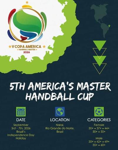 Event cover Handeboll - Copa Am�rica de Handebol Master