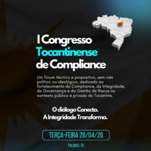 Event cover ITCI - I CONGRESSO TOCANTINENSE DE COMPLIANCE