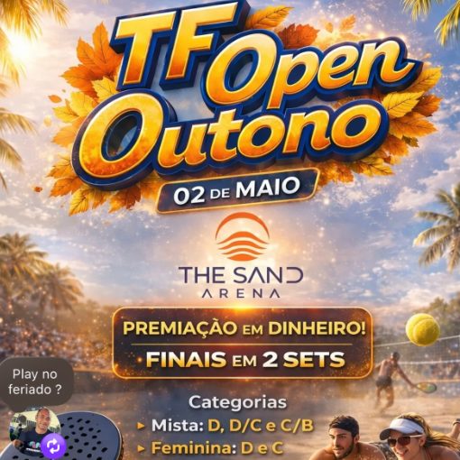 Event cover TF Open Outono - Play ZO Beach Tennis