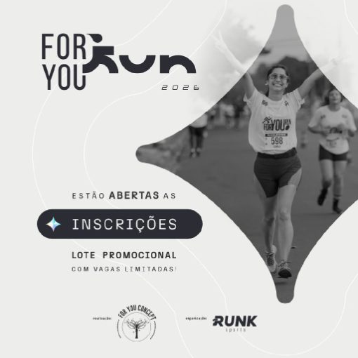 Capa do evento For You Run 2026 | Artur Nogueira-SP