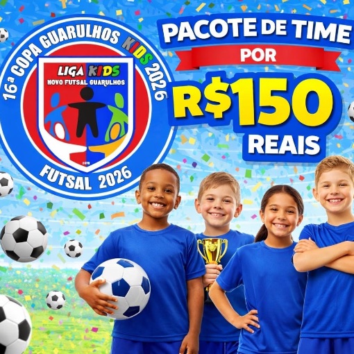 Event cover  FUTSAL - COPA GUARULHOS KIDS Domingo dia 03/05 Arena Vila Galv�o1