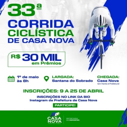 Event cover 33� CORIDA CICL�STICA DE CASA NOVA
