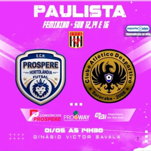 Event cover PRESPERE X CLUB ATLETICO DESPORTIVO SOROCABA