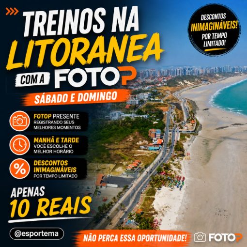 Capa do evento Treinos Litor�nea S�bado e domingo