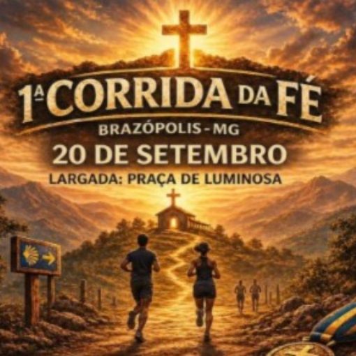 Capa do evento 1� Corrida da F�