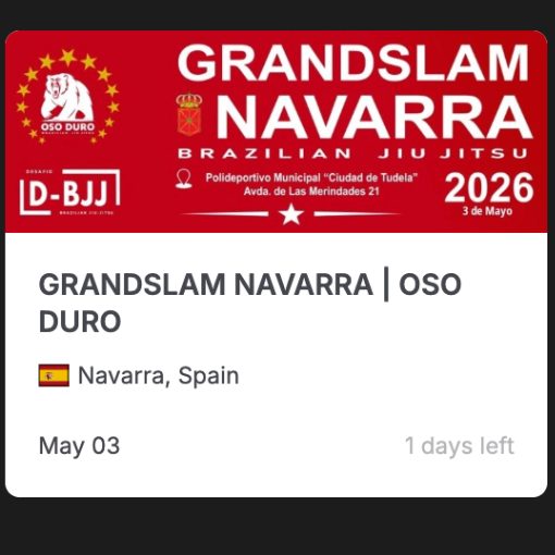 Event cover GRANDSLAM NAVARRA | OSO DURO