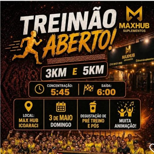 Event cover TREIN�O ABERTO ICOARACI 03/05