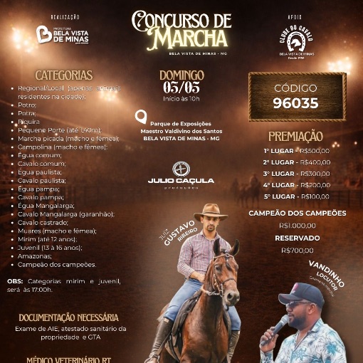 Event cover  Concurso de Marcha de Bela Vista de Minas 