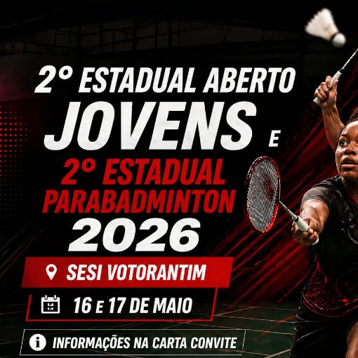 Event cover FEBASP - 2� Estadual Aberto Jovens e Parabadminton - 16 e 17/05