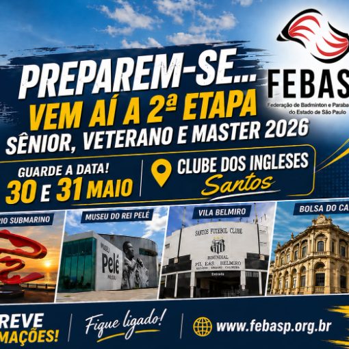 Couverture de l'�v�nement FEBASP - 2� S�nior Veterano Master - Badminton