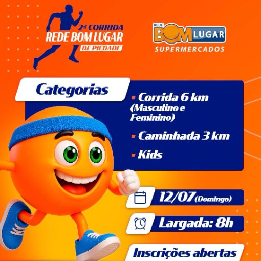 Event cover 2ª CORRIDA REDE BOM LUGAR - PIEDADE