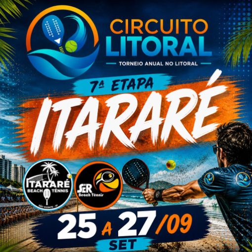 Event cover ITARAR� BEACH TENNIS OPEN 25 a 27 Setembro 2026