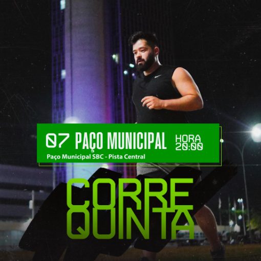 Capa do evento ABC RUN CLUBE PA�O MUNICIPAL SBC 07.05