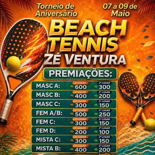 Event cover TORNEIO DE ANIVERS�RIO BEACH TENNIS Z� VENTURA 2026