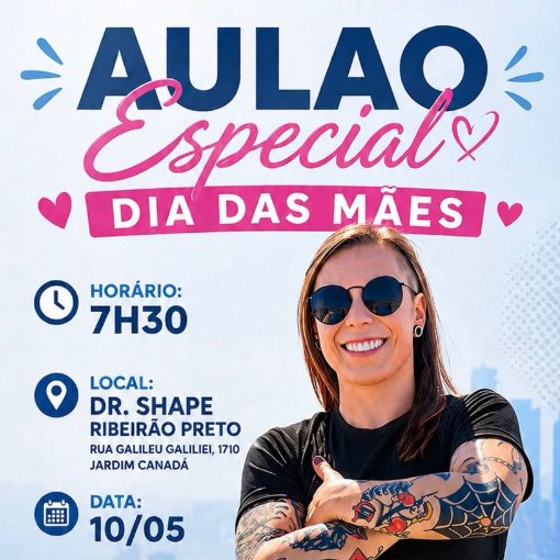 Event cover AUL�O ESPECIAL DIA DIAS M�ES MC FITNESS & DR. SHAPE