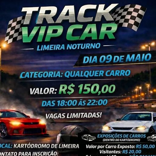 Capa do evento Track Vip Car- Kart�dromo de Limeira