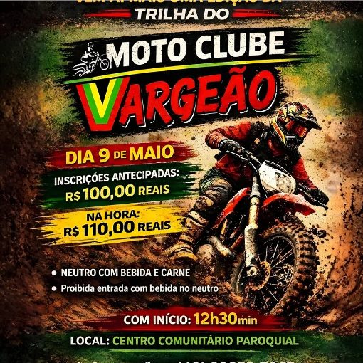 Event cover 3 � TRILHA DO MOTO CLUBE VARGE�O