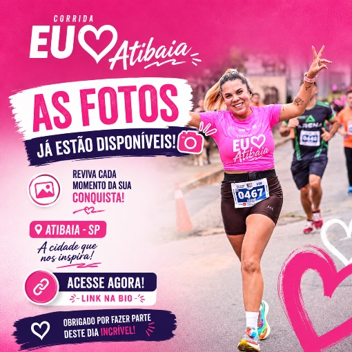 Capa do evento Corrida Eu Amo Atibaia
