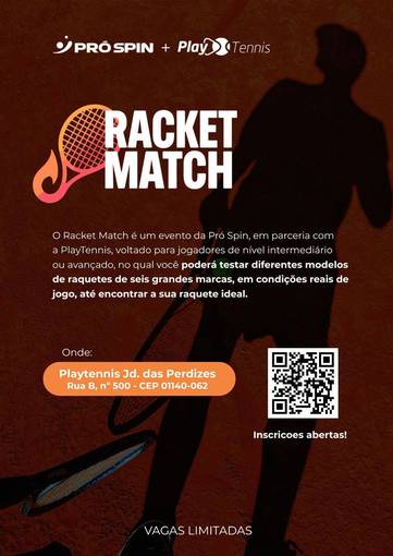 Copertura dell'evento Play Tennis - 1a RACKET MATCH