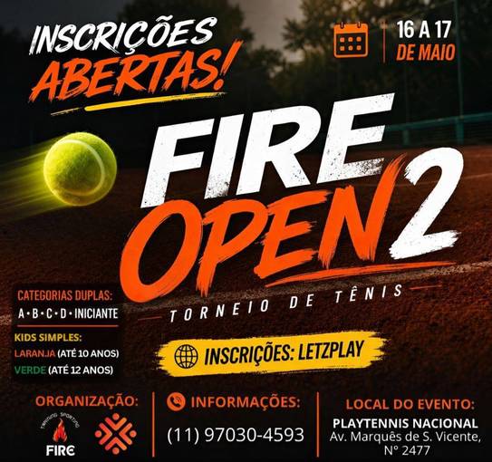 Copertura dell'evento Play Tennis-  Torneio de t�nis - Condom�nio Manac�