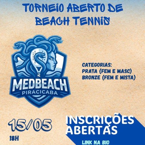 Capa do evento Torneio aberto Medbeach Piracicaba de BT