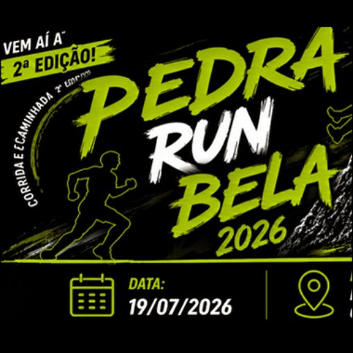 Event cover Corrida e Caminhada  Pedra  Bela Run 