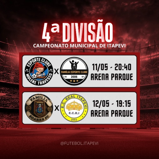 Copertura dell'evento Campeonato Municipal de Itapevi - 4�Divis�o