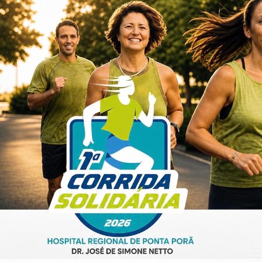 Capa do evento 1 CORRIDA SOLID�RIA HOSPITAL REGIONAL DE PONTA POR�