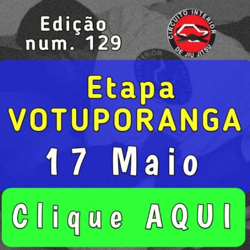 Event cover Circuito interior de Jiu Jitsu - Etapa Votuporanga