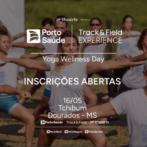 Capa do evento Track & Field Experience - Yoga Wellness day 