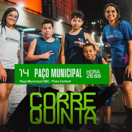Copertura dell'evento ABC RUN CLUBE PAÇO MUNICIPAL SBC 14.05