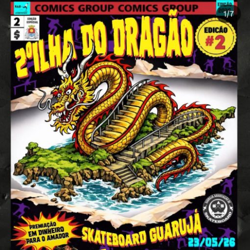 Event cover Skate no g�s - 2� Ilha do Drag�o