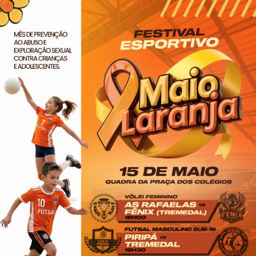Event cover FESTIVAL ESPORTIVO MAIO LARANJA