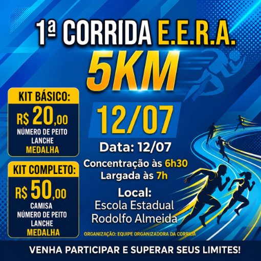Event cover 1� CORRIDA E.E.R.A 5KM - FORMIGA MG