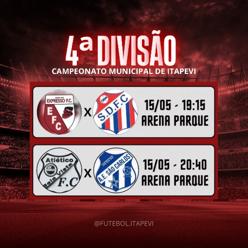 Event cover Campeonato Municipal de Itapevi - 4�Divis�o 