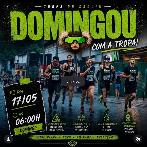 Capa do evento TROPA DO SAGUI - TREINO DE DOMINGO