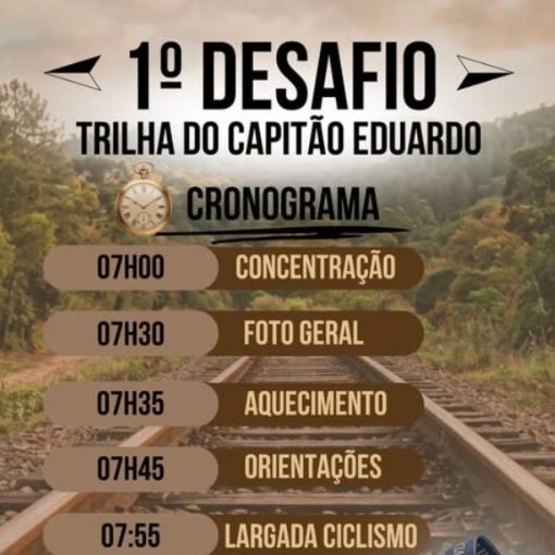 Event cover 1� Desafio de Trilha do Capit�o Eduardo