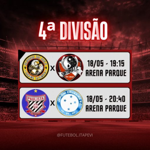 Copertura dell'evento Campeonato Municipal de Itapevi - 4�Divis�o