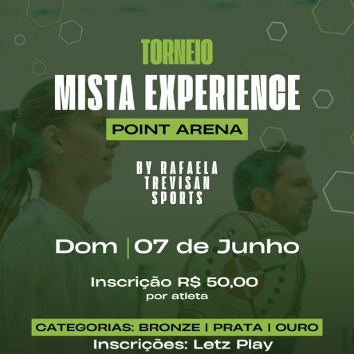 Capa do evento Torneio Mista Experience Point Arena Beach T�nis
