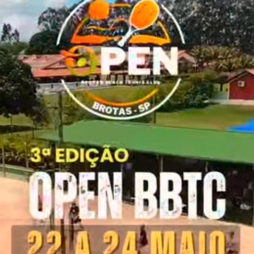 Event cover 3� Open BBTC 22 a 24 de maio