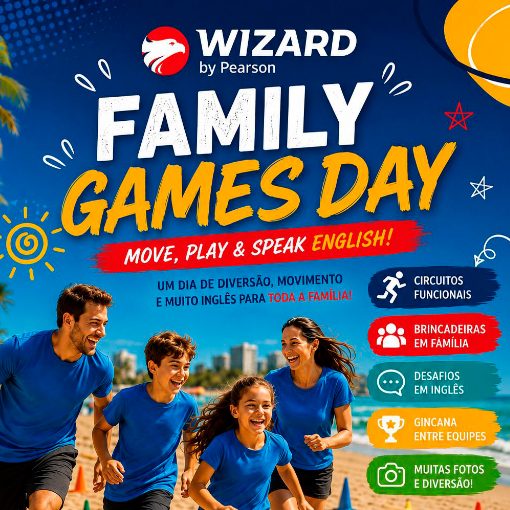 Event cover family games day - wizard