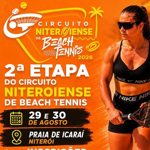 Event cover 2ª Etapa do Circuito Niteroiense de Beach Tennis / Praia de Icarai