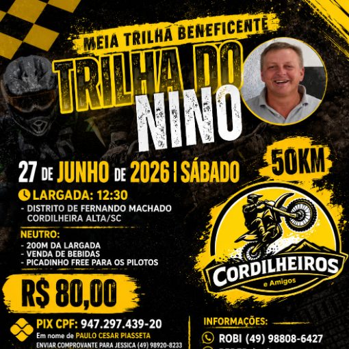 Event cover MEIA TRILHA BENEFICIENTE DO NINO 