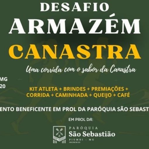 Capa do evento DESAFIO ARMAZ�M CANASTRA 5K - PIUMHI