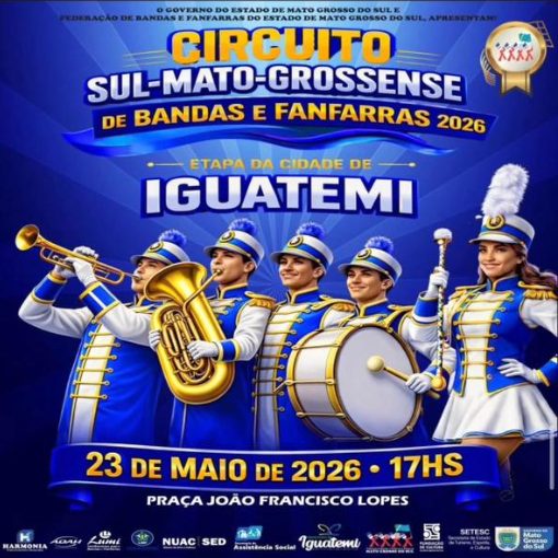 Copertura dell'evento I Etapa - CIrcuito MS de Bandas e Fanfarras