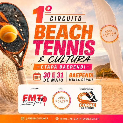 Couverture de l'�v�nement 1� CIRCUITO BEACH TENNIS & CULTURA - ETAPA BAEPENDI