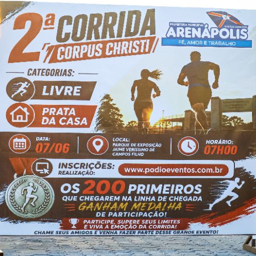 Event cover 2ª Corrida Corpus Christi - ARENÁPOLIS
