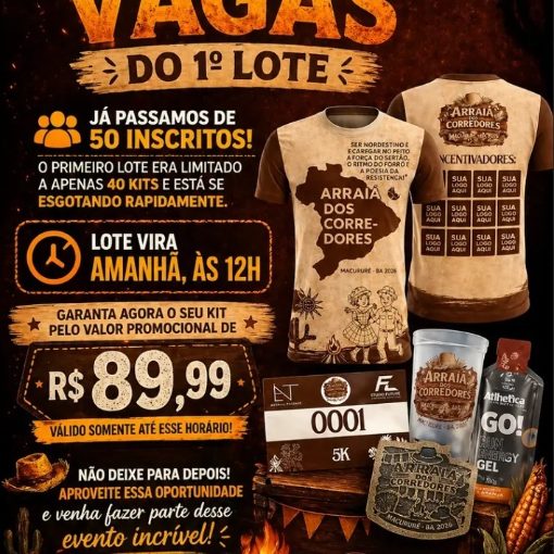 Capa do evento Arrai� dos corredores - Studio Fit Life